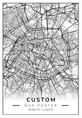 1. Custom Map Poster
