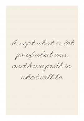 Accept What Is Poster
