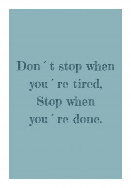 Dont Stop Poster