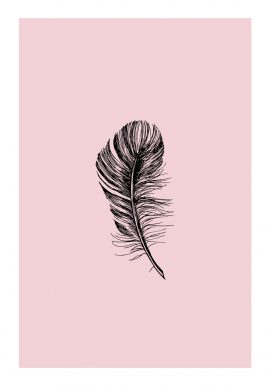 Black Feather Poster No2